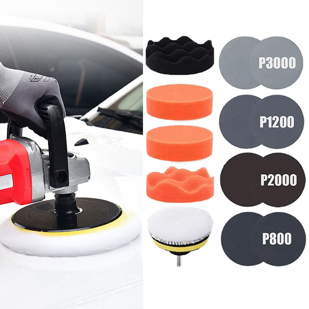 Car Wax Polishing Pad - Kit per lucidatura con tampone in