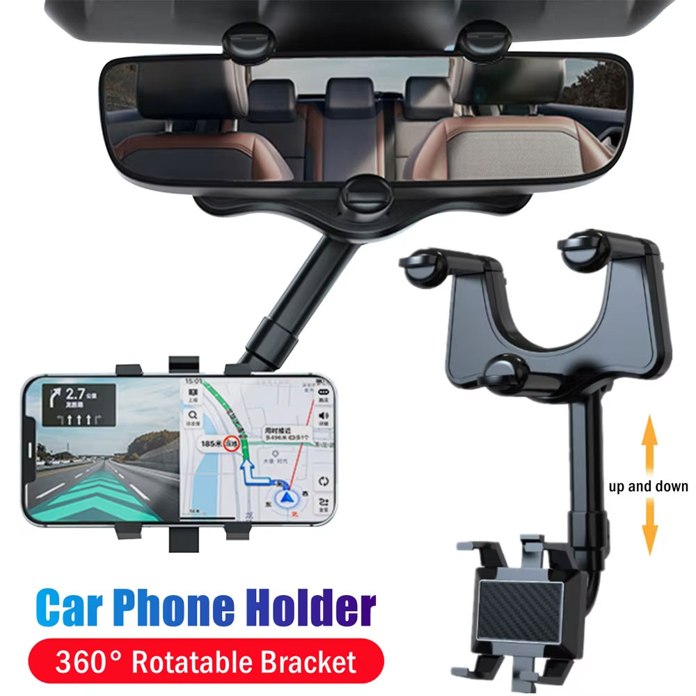 Car Accessories Phone Holder - Supporto per telefono specchietto retrovisore per