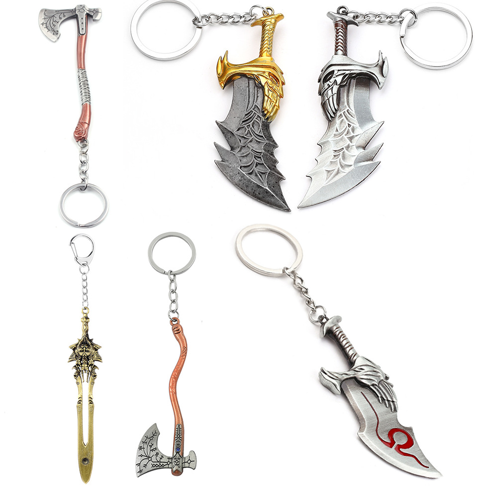 Car Accessories Gifts For Men - Portachiavi con Pendente Spada di Kratos