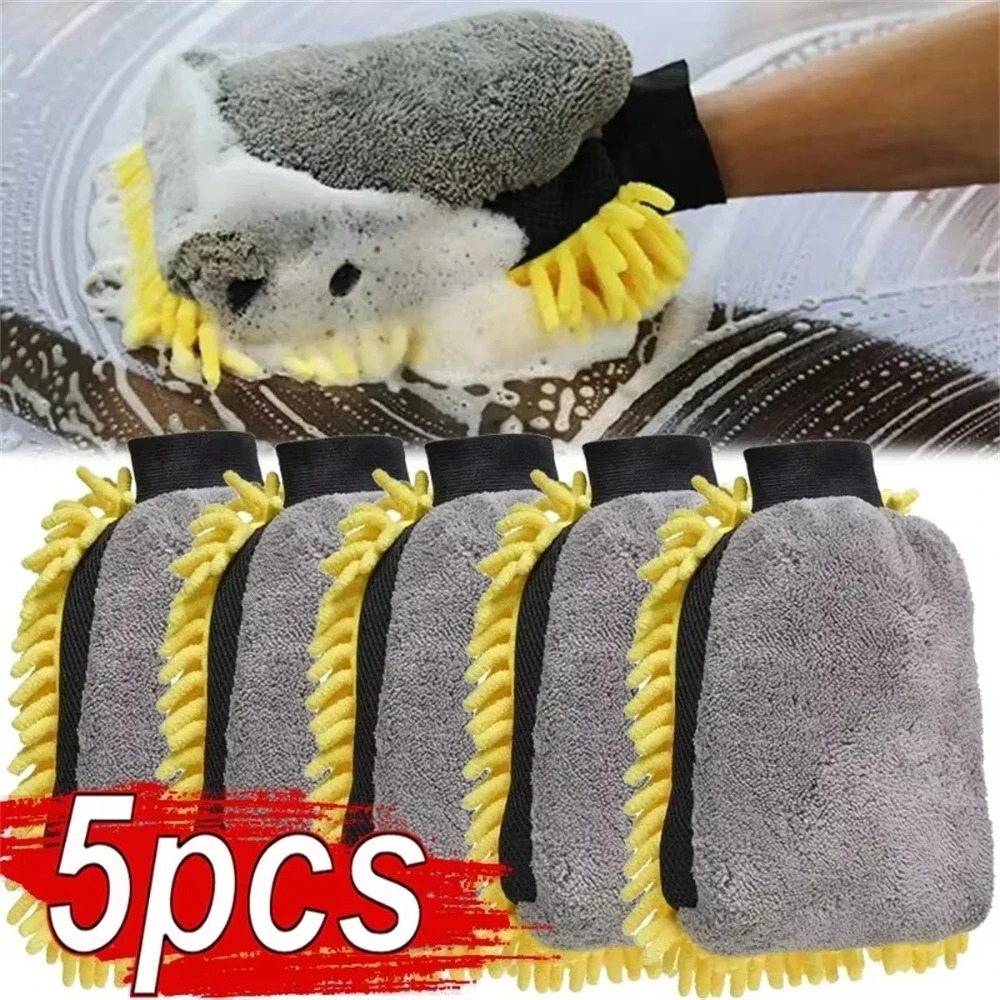 Car Detailing Brush - 1/5pcs Guanti per lavaggio auto Guanti