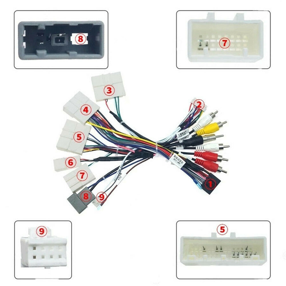 Car Accessories Nissan Xtrail - Cablaggio Audio Android 16PIN Compatibile con