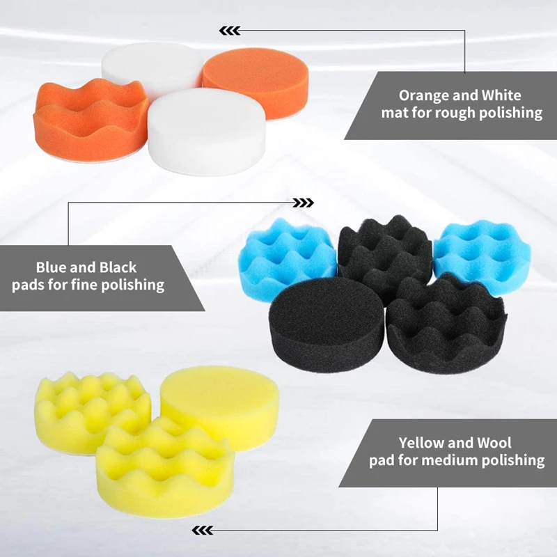 Kit di Spugne per Lucidatura A - Car Wax Polishing Pad recensione e prezzo